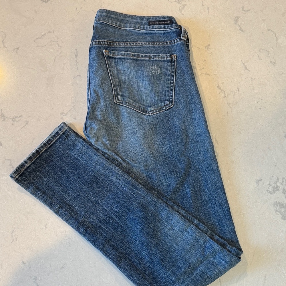 Citizens Of Humanity Dark Blue Racer Jeans